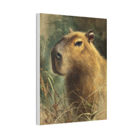Majestic Capybara Portrait Canvas