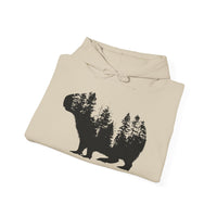 Nature Capybara Forest Silhouette Unisex Hoodie