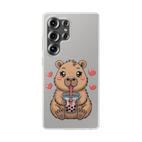 Bubble Tea Bliss with Capy Phone Case