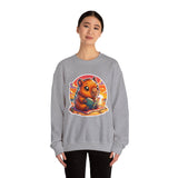 Adorable Capybara Sunset Reading Vibes Unisex Sweatshirt