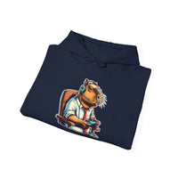 Gamer Capybara with Headset and Controller Unisex Hoodie