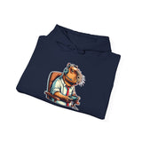 Gamer Capybara with Headset and Controller Unisex Hoodie