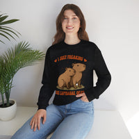I Just Freaking Love Capybaras Okay Unisex Sweatshirt