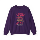 Capybara October Pink Breast Cancer Support Unisex Sweatshirt