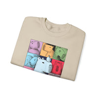 Funny Capybara Rodent Music Tour Vibes Unisex Sweatshirt