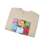 Funny Capybara Rodent Music Tour Vibes Unisex Sweatshirt