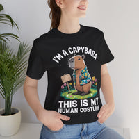 I’m a Capybara This Is My Human Costume Unisex T-Shirt
