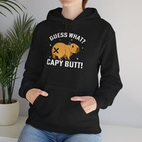 Guess What Capy Butt Capybara Unisex Hoodie