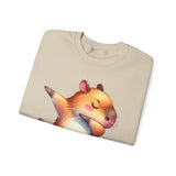 Capybara Doing the Dab Funny Cartoon Unisex Sweatshirt