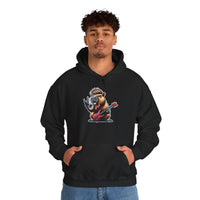 Stylish Capybara with Sunglasses and Boba Unisex Hoodie