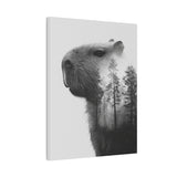 Into the Woods with Capybara Canvas Print