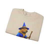 Wizard Capybara in Magic Robe Unisex Sweatshirt