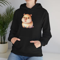 Cute Chibi Capybara Pastel Art Unisex Hoodie