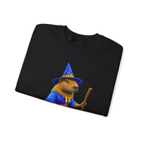 Wizard Capybara in Magic Robe Unisex Sweatshirt