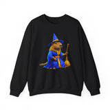 Wizard Capybara in Magic Robe Unisex Sweatshirt