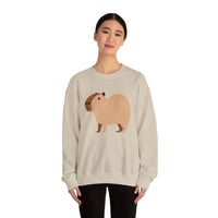 Clean Cartoon Capybara Character Unisex Sweatshirt