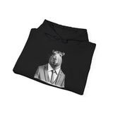 Business Capybara in Suit and Tie Unisex Hoodie