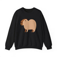 Clean Cartoon Capybara Character Unisex Sweatshirt