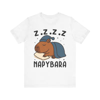 Napybara Funny Sleeping Capybara Design Unisex T-Shirt