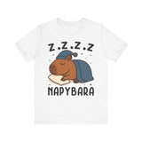 Napybara Funny Sleeping Capybara Design Unisex T-Shirt