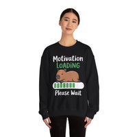 Funny Capybara Motivation Loading Please Wait Unisex Sweatshirt