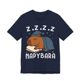 Napybara Funny Sleeping Capybara Design Unisex T-Shirt