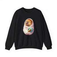 Baby Capybara Swaddle Cutie Unisex Sweatshirt