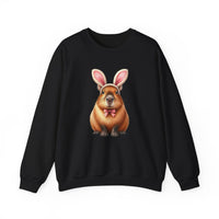 Bunny Ears Capybara Unisex Sweatshirt