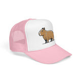 Minimal Capybara Outline Trucker Hat