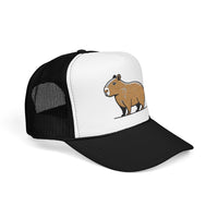 Minimal Capybara Outline Trucker Hat