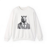 usiness Capybara in Suit and Tie Unisex Sweatshirt