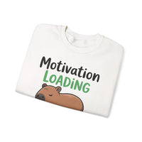 Funny Capybara Motivation Loading Please Wait Unisex Sweatshirt