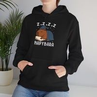 Napybara Funny Sleeping Capybara Design Unisex Hoodie