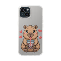 Bubble Tea Bliss with Capy Phone Case
