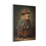 Andean Capybara Elegance Canvas Print