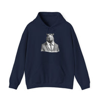 Business Capybara in Suit and Tie Unisex Hoodie