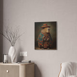 Andean Capybara Elegance Canvas Print