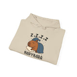 Napybara Funny Sleeping Capybara Design Unisex Hoodie