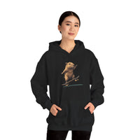 Skater Capybara Riding Skateboard Unisex Hoodie