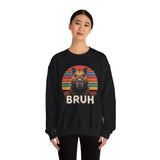 Retro Capybara Bruh Expression Unisex Sweatshirt