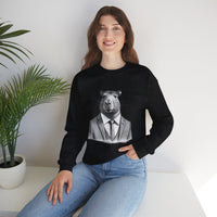 usiness Capybara in Suit and Tie Unisex Sweatshirt