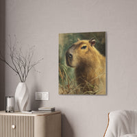 Majestic Capybara Portrait Canvas