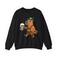 Capybara Oktoberfest Beer & Pretzel Time! Unisex Sweatshirt