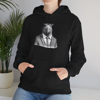 Business Capybara in Suit and Tie Unisex Hoodie