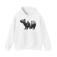 Nature Capybara Forest Silhouette Unisex Hoodie