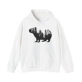 Nature Capybara Forest Silhouette Unisex Hoodie