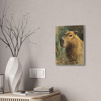 Majestic Capybara Portrait Canvas