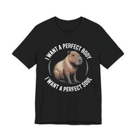 Moody Capybara Perfect Soul Vibes Unisex T-Shirt