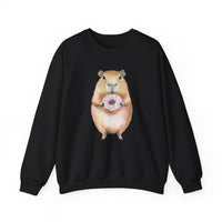 Donut Worry Capy Happy Unisex Sweatshirt