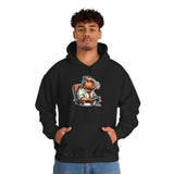 Gamer Capybara with Headset and Controller Unisex Hoodie